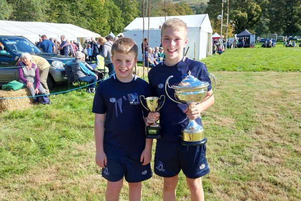 Charlie Armstrong with Little Brother Tom